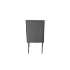 Ensemble de salle à manger rustique extensible gris 9 pièces