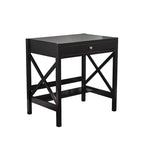 Bureau en bois de style ferme avec cadre en X