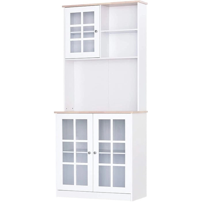 Garde-manger d'armoire de cuisine de transition de 72 pouces
