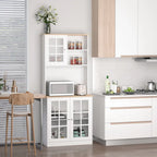 Garde-manger d'armoire de cuisine de transition de 72 pouces