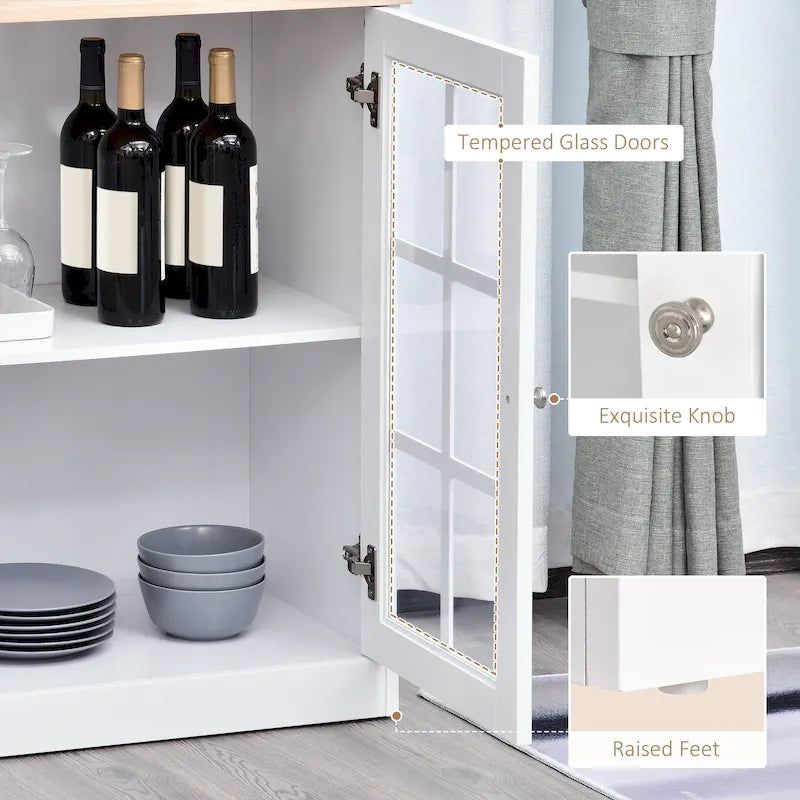 Garde-manger d'armoire de cuisine de transition de 72 pouces