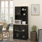 Garde-manger d'armoire de cuisine de transition de 72 pouces