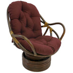 Coussin de dossier/d'assise de fauteuil à bascule en sergé d'intérieur de 48 po sur 24 po (coussin seulement) - 48 x 24