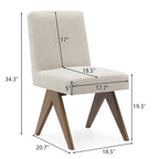 Chaise de salle à manger moderne du milieu du siècle
