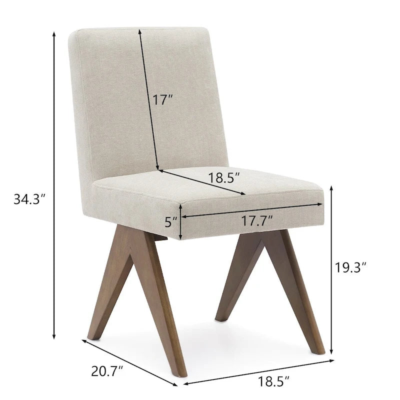 Chaise de salle à manger moderne du milieu du siècle