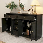 Bibliothèque Meuble de Rangement Buffet Laqué Commode