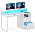 Bureau informatique avec support d'écran