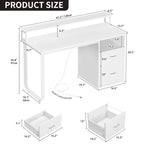 Bureau informatique avec support d'écran