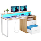 Bureau informatique avec support d'écran