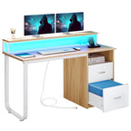 Bureau informatique avec support d'écran