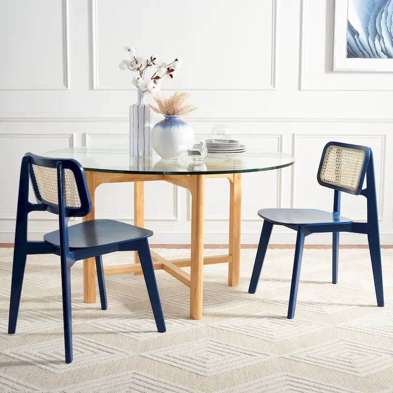 Chaise de salle à manger en rotin