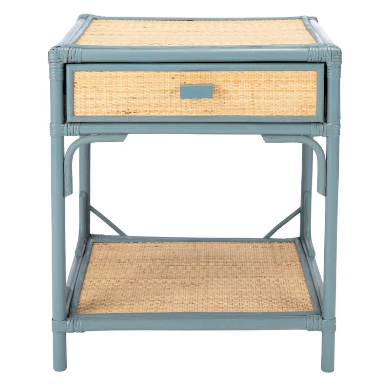 Table de chevet à 1 tiroir et 1 étagère
