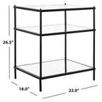 Table d'appoint à 3 niveaux