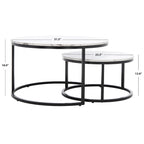 Table basse gigogne 2 pièces