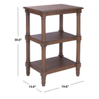 Table d'appoint à 3 étagères