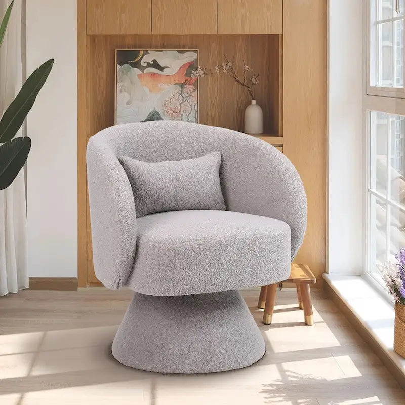 Fauteuil pivotant rembourré
