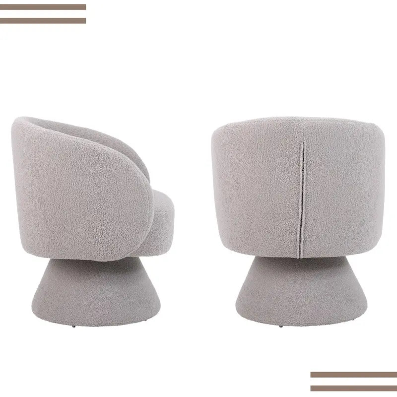 Fauteuil pivotant rembourré