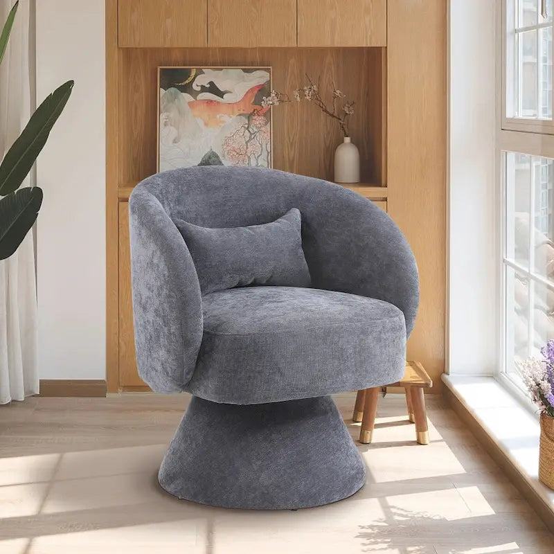 Fauteuil pivotant rembourré