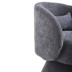 Fauteuil pivotant rembourré