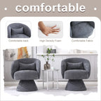 Fauteuil pivotant rembourré
