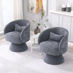 Fauteuil pivotant rembourré