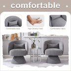 Fauteuil pivotant rembourré