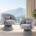 Fauteuil pivotant rembourré