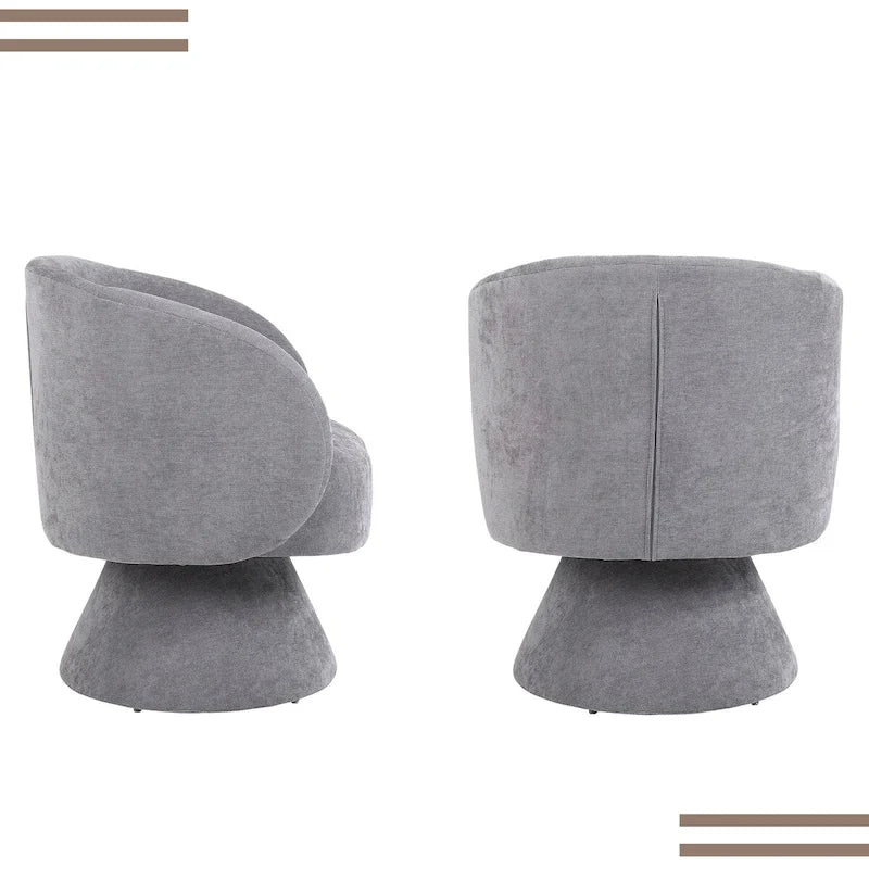 Fauteuil pivotant rembourré