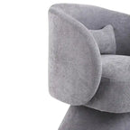 Fauteuil pivotant rembourré