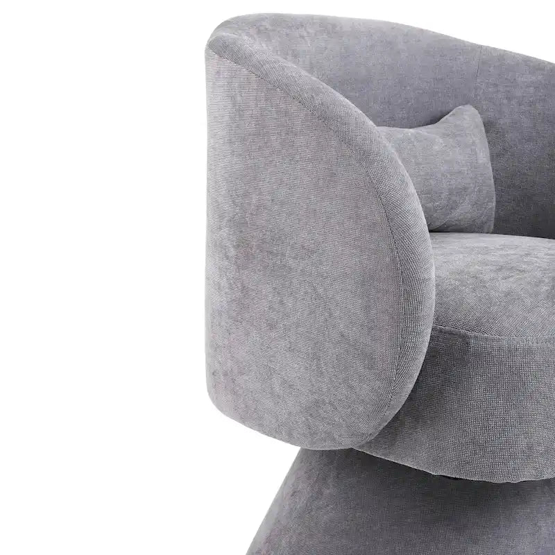 Fauteuil pivotant rembourré