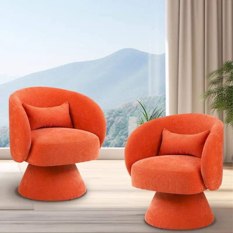 Fauteuil pivotant rembourré
