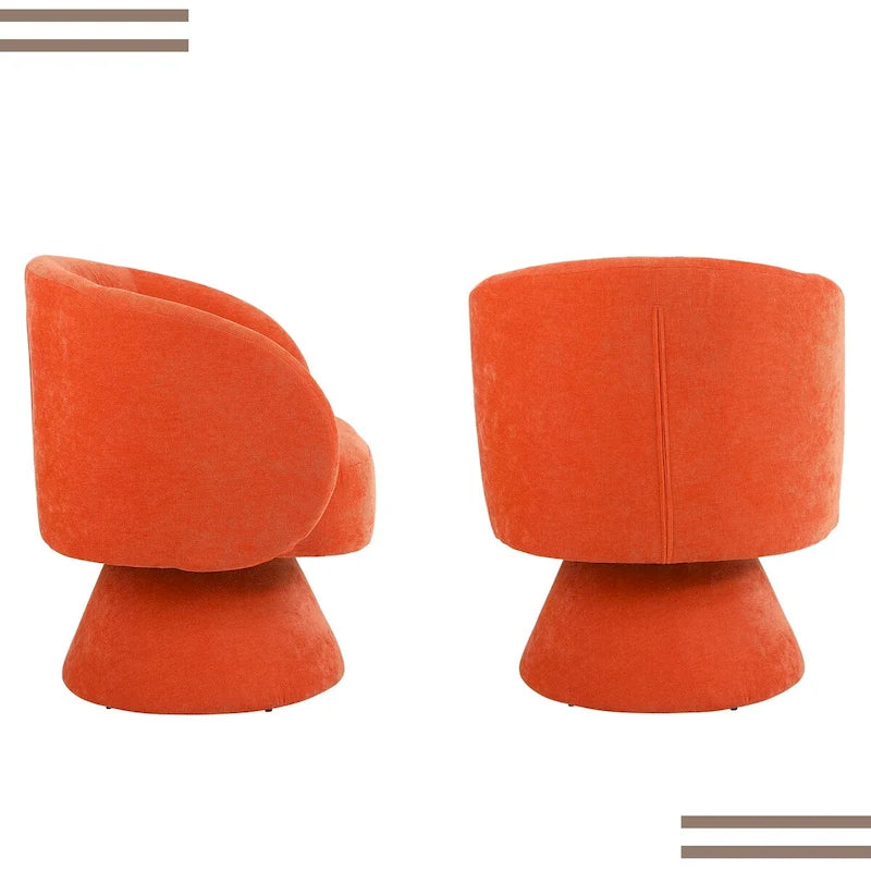 Fauteuil pivotant rembourré