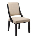 Chaises de salle à manger rembourrées en tissu