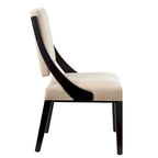 Chaises de salle à manger rembourrées en tissu