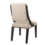 Chaises de salle à manger rembourrées en tissu