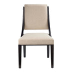 Chaises de salle à manger rembourrées en tissu