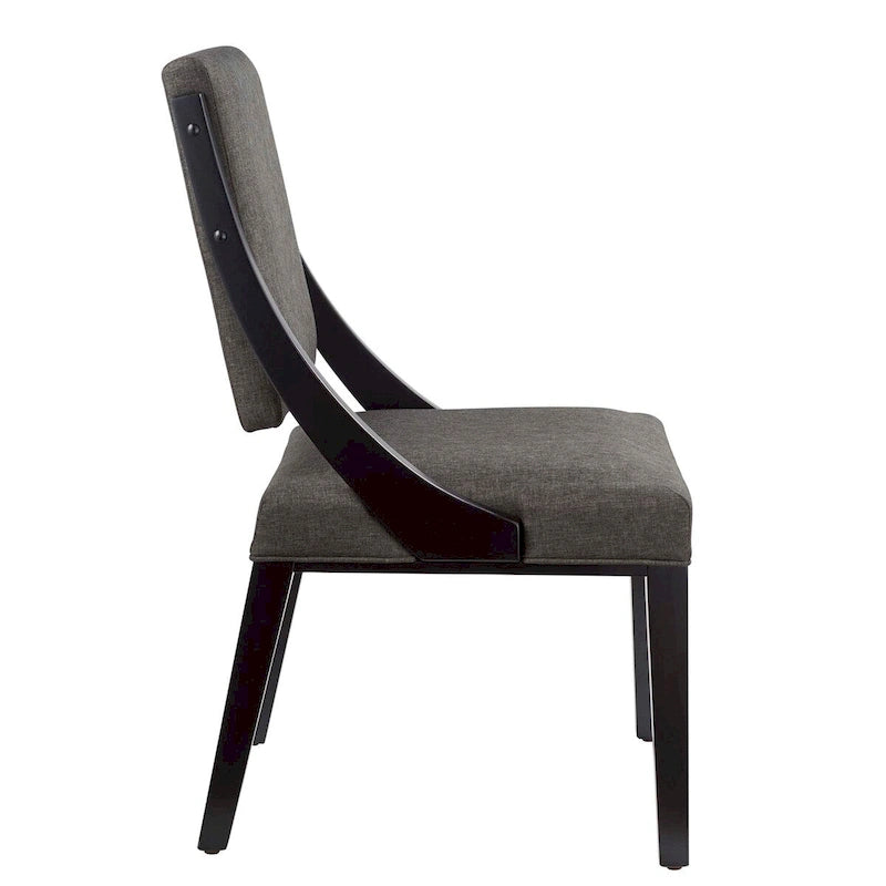 Chaises de salle à manger rembourrées en tissu