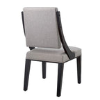 Chaises de salle à manger rembourrées en tissu