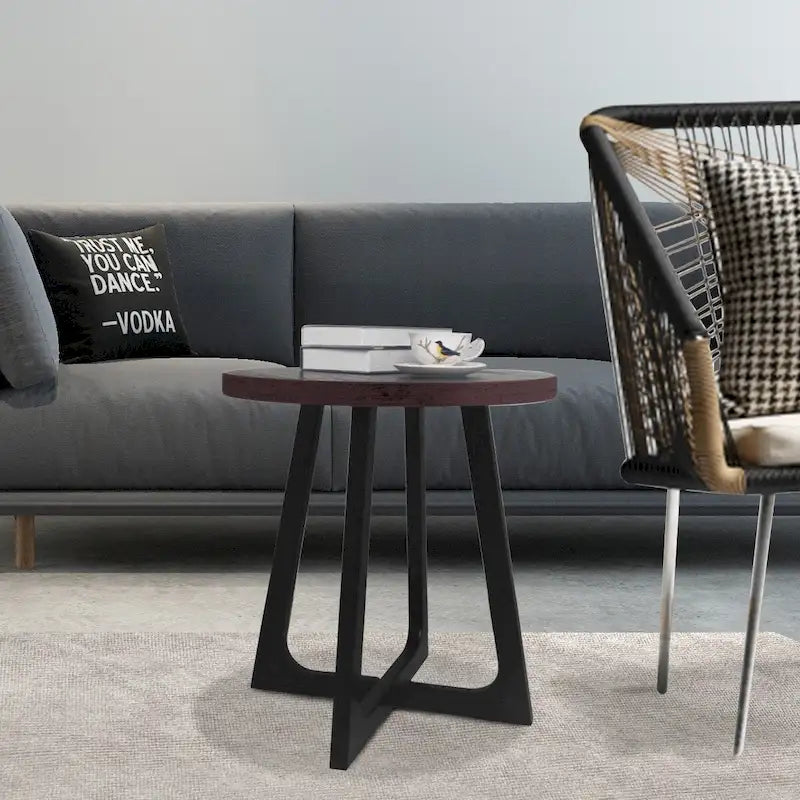 Table d'appoint ronde 50 cm