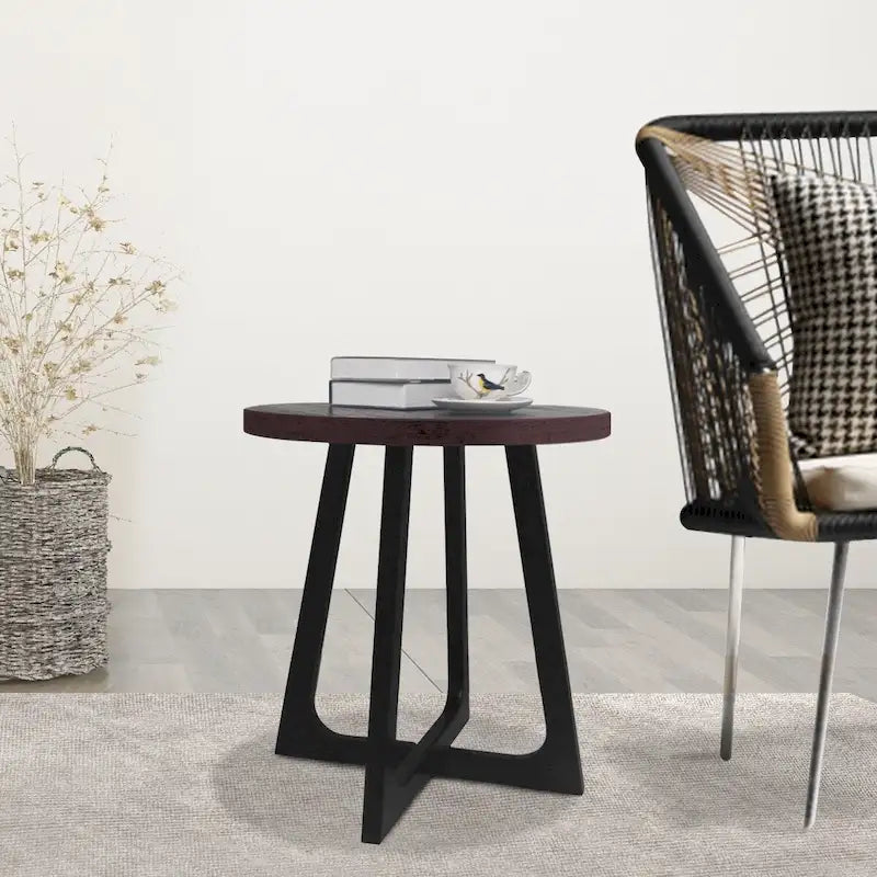 Table d'appoint ronde 50 cm