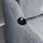 Lit de repos rembourré simple avec lit gigogne relevable simple et ports de recharge USB